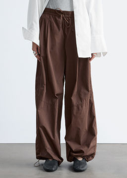 Pantalones de perneras anchas con cord?n de ajuste - H&m фото 9