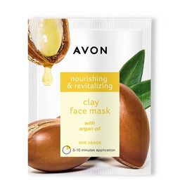 Глиняная маска для лица Питание и восстановление, 8 мл