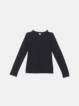 Bisiklet Yaka K?z ?ocuk Ti??rt