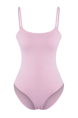 Pembe Ask?l? Esnek Vucuda Oturan Alttan C?tc?tl? Orme Body TWOSS25BD00028