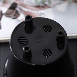 Кашпо для цветов со вставкой Santino «Арте», 1.2 л, пластик, бело-чёрное