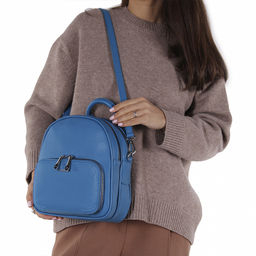 Рюкзак 670100 blue Velina Fabbiana-Safenta