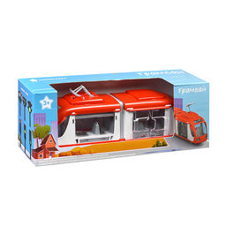 Трамвай со световым и звуковым эффектами (в индивидуальной коробке)