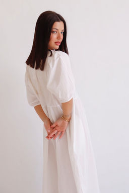 13187 Платье молочное из хлопка - Martichelli фото 11