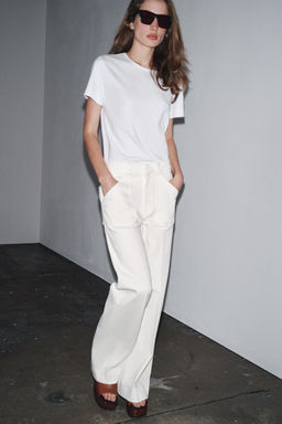 ZW COLLECTION FULL LENGTH HIGH-WAIST JEANS - Zara фото 10