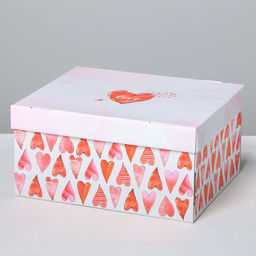 Коробка складная Любовь вокруг, 31,2 х 25,6 х 16,1 см - Дарите счастье фото 3