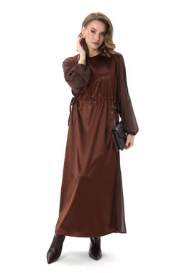 Платье NIKVA н991-2 шоколад  фото 5