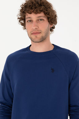 Erkek _ndigo Basic Sweatshirt Sepette S_rpriz _ndirim - U.s. polo assn фото 9