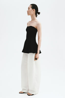 Top de tubo con peplum - H&m фото 8