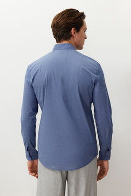 Mavi Slim Fit Yazl?k Gomlek TMNSS24GO00067