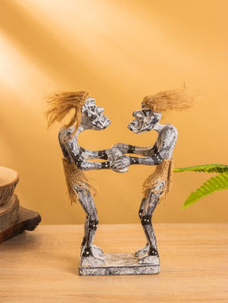 Сувенир «Аборигены танцоры», 17×7.5×21 см, дерево