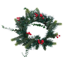 ULD-T4040-020/SNA/3AA WARM WHITE IP20 WREATH Украшение светодиодное Венок, на батарейках 3АА (не в/к), 40х40см. 20 светодиодов. Теплый белый свет. TM Uniel