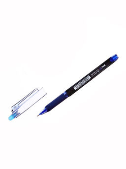 Цена за 6 шт. Ручка гелевая автоматические стираемые чернила, 0.5 мм, стержень синий, грип, черный