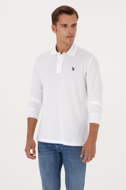 Erkek Beyaz Basic Sweatshirt Sepette S_rpriz _ndirim - U.s. polo assn фото 3