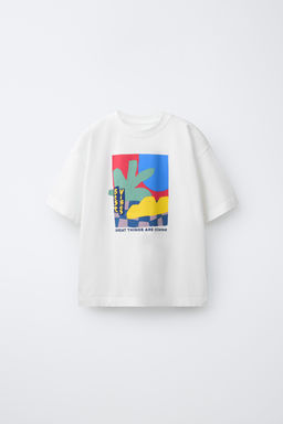 CAMISETA ESTAMPADA GR?FICO / Blanco