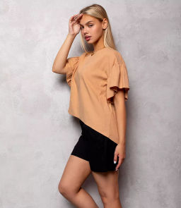 Блуза #КТ2275 (1), карамель - Dommod фото 2