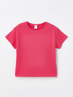 Bisiklet Yaka Bask?l? K?z Bebek Ti??rt 3l? - Waikiki фото 3