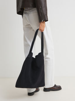 Женский шоппер MAISON DAVID CAROL Артикул 4730620, темно-синий  фото 6