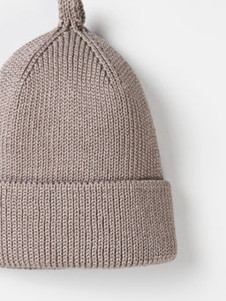 Шапка хлопковая с отворотом Кокос 0+ - Bungly фото 2