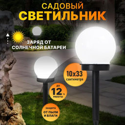 Уличный светильник для дачи и сада (на солнечной батарее)