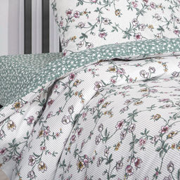 Постельное белье Дивный сад (поплин DE LUXE) Евро/Пододеяльник: 1 шт. - 215*200; Простыня: 1 шт. - 215*240; Наволочка: 2 шт. - 70*70; DE LUXE - Артпостель фото 3