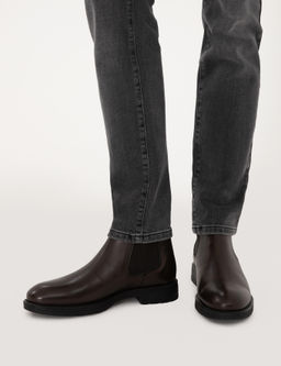 Kahverengi %100 Deri Kau_uk Taban Chelsea Bot