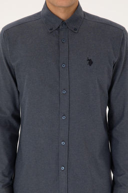 Erkek A__k Lacivert Uzun Kollu G_mlek - U.s. polo assn фото 6