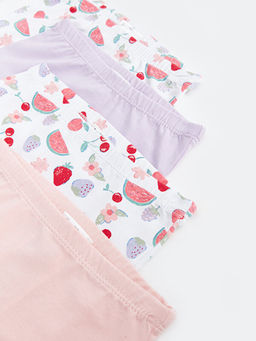 Beli Lastikli Bask?l? K?z Bebek Boxer 4l? - Waikiki фото 2