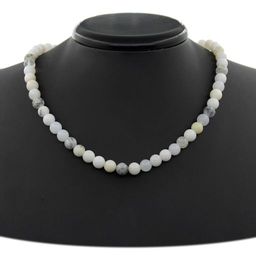 Бусы опал "Альба", круг 8мм, короткие 47см