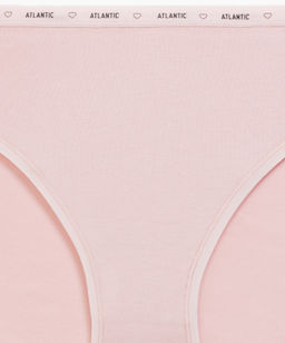ATLANTIC 3CLP-010 Трусы спорт с высокой посадкой Sport High Leg - набор (3 шт.) белый + светло-серый меланж + светло-розовый  фото 6