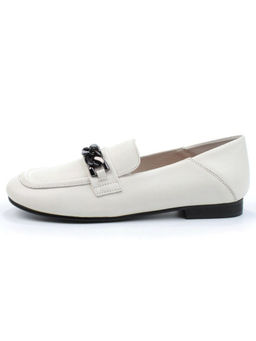 03-DCO117-2 BEIGE Лоферы женские (натуральная кожа)