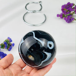 Шар из Агата на подставке