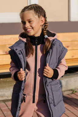 Комбинезон утепленный TRAVEL, пудра - Inzibe фото 15