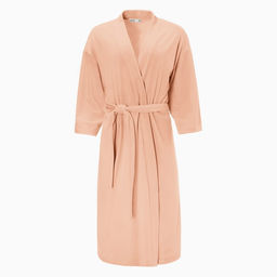 Халат домашний женский KAFTAN Plushy, размер 48-50, бежевый
