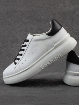 03-YC151-2 WHITE Кроссовки женские (натуральная кожа)