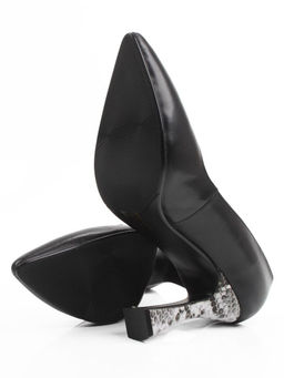 06-HJ-P342 BLACK Туфли женские (натуральная кожа)