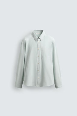 RELAXED FIT POPLIN SHIRT - Zara фото 7