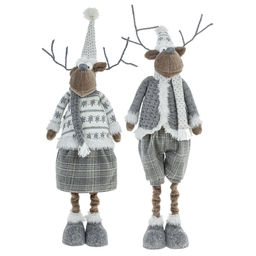 Игрушка набивная "Олень" (телескоп ноги), L49 W20 H116/45 см, 2в.