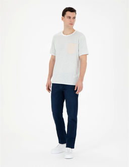 Koyu Lacivert Straight Fit Jean Pantolon - Pierre cardin фото 3