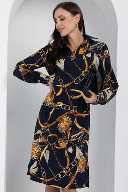 Платье Презентация стиля (темно-синее) П12650-15 - Lt collection фото 7