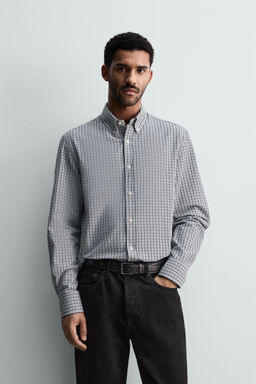WASHED TEXTURED OXFORD SHIRT - Zara фото 2