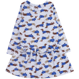 Платье футер 2х нитка начёс 1126310502 - Youlala фото 4