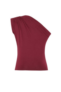 Trendyolmilla Siyah Asimetrik Tek Omuz Vatkal? Esnek Orme Bluz TWOSS24BZ00133 фото 26