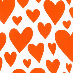 Фартук «Этель» Red hearts 60×65 см, 100% хлопок, саржа 190 г/м²