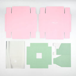 Коробка для цветов с вазой и пластиковыми окнами складная Нежность, 16 х 23 х 16 см - Дарите счастье фото 5