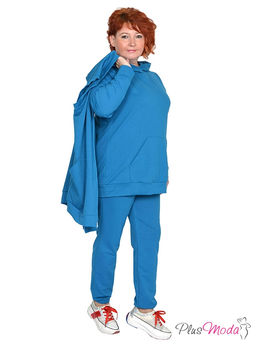 Толстовка Модель №1414 размеры 44-84 - Plusmoda фото 6