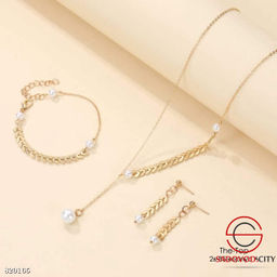 Набор 3в1 серьги, браслет и колье