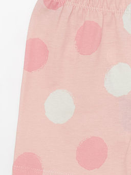 Beli Lastikli Puantiye Desenli K?z Bebek ?ort