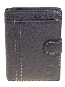 Кошелек-органайзер мужской из натуральной кожи, цвет коричневый