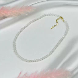 Бусы из Лунного камня огранка